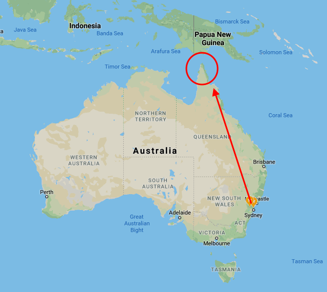 Torres Strait Islands Map
